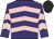 Purple, pink chevrons, black cap
