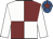Maroon & white quartered, white sleeves, royal blue cap, maroon star