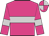 Magenta, silver hoop and armlets, quartered cap