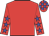 Red, blue stars on sleeves, red checked cap