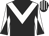 Black, white chevron, diabolo on sleeves, striped cap
