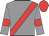 Grey, red sash, red armlets and cap