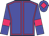 Big-blue body, rose seams, big-blue arms, rose armlets, big-blue cap, rose diamond