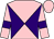Pink and purple diabolo, pink sleeves, purple armlets, pink cap