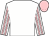 White, pink striped sleeves, pink cap