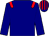 navy, red epaulets, navy cap, red stripes
