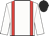 White, red braces, black cap