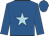 Royal blue, light blue star