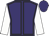 Purple body, black seams, white arms, purple cap