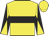 YELLOW, BLACK hoop, BLACK and YELLOW diabolo on sleeves