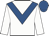 WHITE, royal blue chevron, white sleeves royal blue chevrons, royal blue cap white star