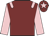 Maroon, pink epaulets, sleeves and star on cap