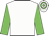 White body, big-green arms, white cap, big-green hooped
