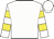 White, white arms, yellow hooped