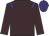 Brown, purple epaulets, purple cap