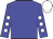 blue, white spots on sleeves, white cap