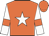 Orange, white star, white sleeves, orange armlets