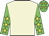 Beige body, big-green arms, yellow stars, big-green cap, yellow stars