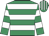 Emerald green & white hoops, striped cap