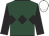 dark green, black diamond hoop, black sleeves, white cap