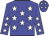 blue, white stars