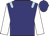 navy, light blue epaulets, white sleeves, navy cap