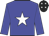 Blue, white star, Black cap, White stars