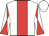 White, red stripe, diabolo on sleeves