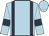 Light blue, dark blue braces and armlets