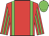 Red body, green braces, red arms, green striped, green cap