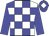 White body, big-blue checked, big-blue arms, big-blue cap, white diamond