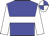 Big-blue body, white hoop, white arms, white cap, big-blue quartered