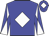 Blue, white diamond, blue arms, white diabolo, blue cap, white diamond