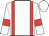 white, red braces and armlets, white cap