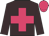 Brown, rose cross, brown arms, rose cap