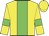 Yellow body, green stripe, yellow arms, green armlets, yellow cap Yellow body, green stripe, yellow arms, green armlets, yellow cap