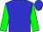 Blue, green sleeves