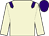 beige, purple epaulets, purple cap