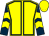 Yellow, dark blue seams, dark blue and yellow chevrons on sleeves, yellow cap Yellow, dark blue seams, dark blue and yellow chevrons on sleeves, yellow cap