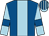 Royal blue, light blue stripe, light blue sleeves, royal blue armlets, striped cap Royal blue, light blue stripe, light blue sleeves, royal blue armlets, striped cap