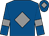 Royal blue, grey diamond, armlets and diamond on cap Royal blue, grey diamond, armlets and diamond on cap