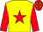 Yellow, Red star, red sleeves, Red cap, Yellow stars Yellow, Red star, red sleeves, Red cap, Yellow stars