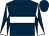 Dark blue, white hoop, diabolo on sleeves