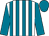 White, kingfisher stripes, kingfisher sleeves and cap White, kingfisher stripes, kingfisher sleeves and cap