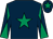 Dark blue, emerald green star, diabolo on sleeves and star on cap