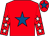 Red, royal blue star, red sleeves, white stars, red cap, royal blue star Red, royal blue star, red sleeves, white stars, red cap, royal blue star