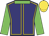 Navy, gold seams, green collar and sleeves, gold cap Navy, gold seams, green collar and sleeves, gold cap
