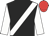 Black, white sash & sleeves, red cap