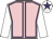 Pink, purple seams, white sleeves, white cap, purple star