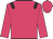 Rose body, brown epaulettes, rose arms, rose cap